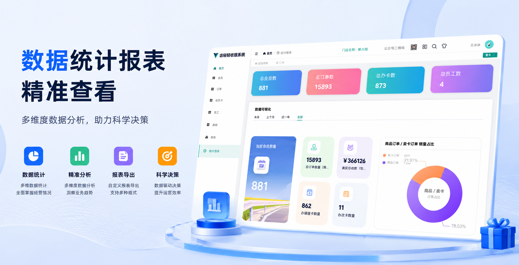 店轻轻会员管理系统